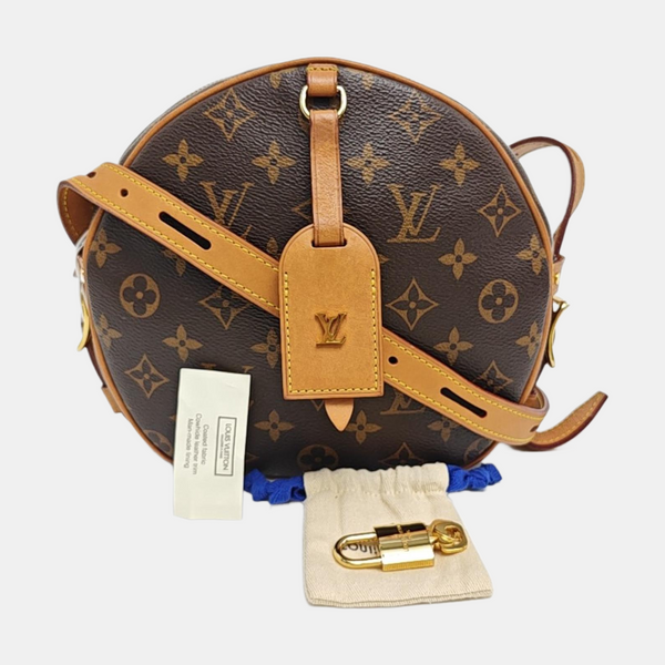 BOITE CHAPEAU MM Monogram Coated Canvas Brown