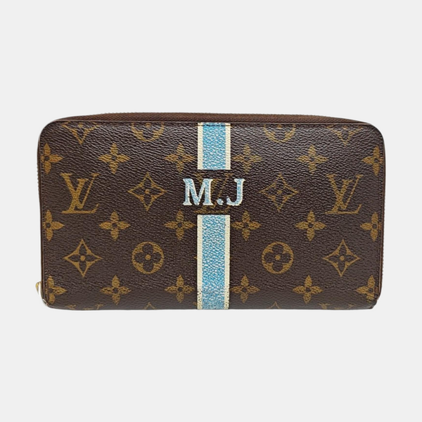 ZIPPY Monogram Coated Canvas Brown Wallet