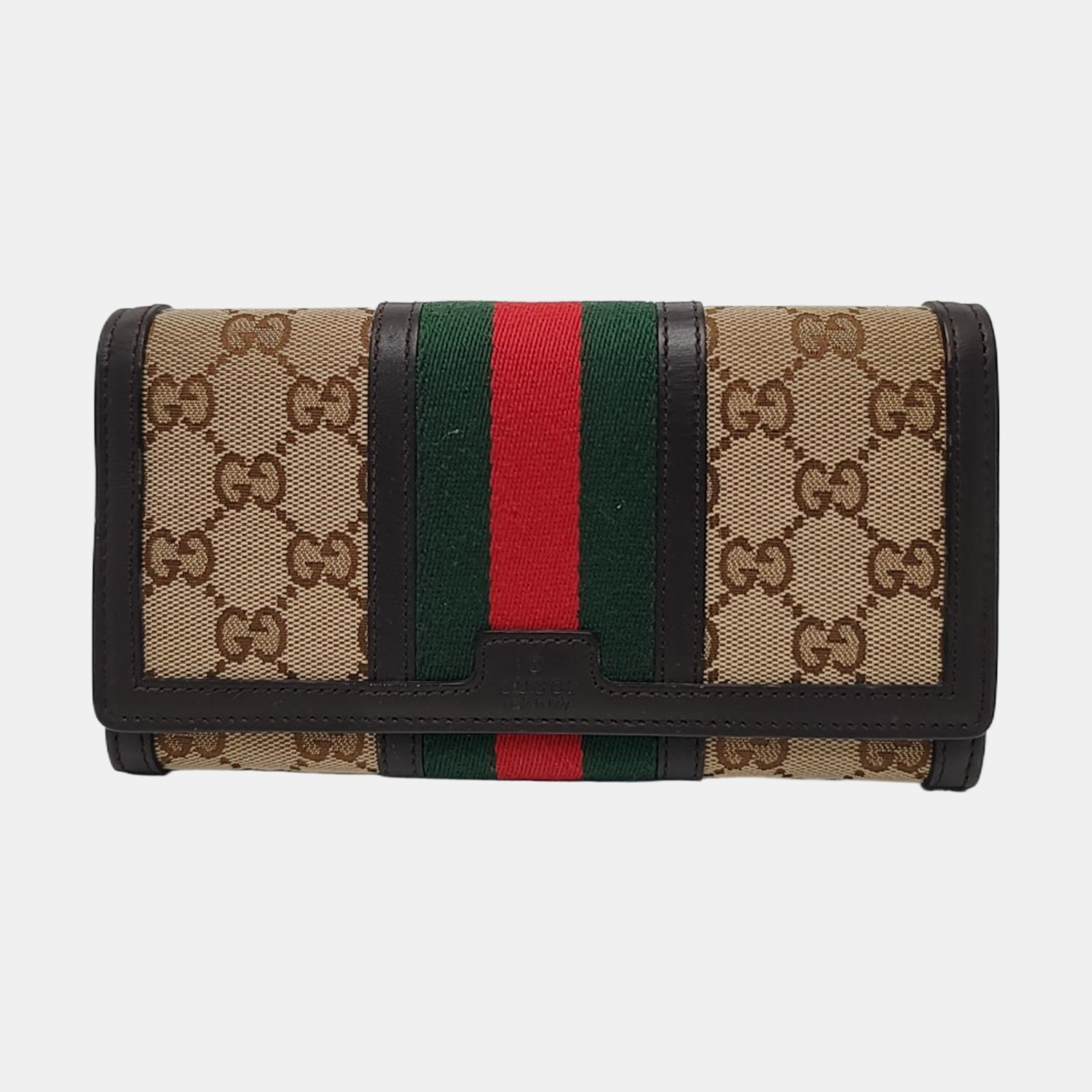 Monogram Canvas Wallet Beige