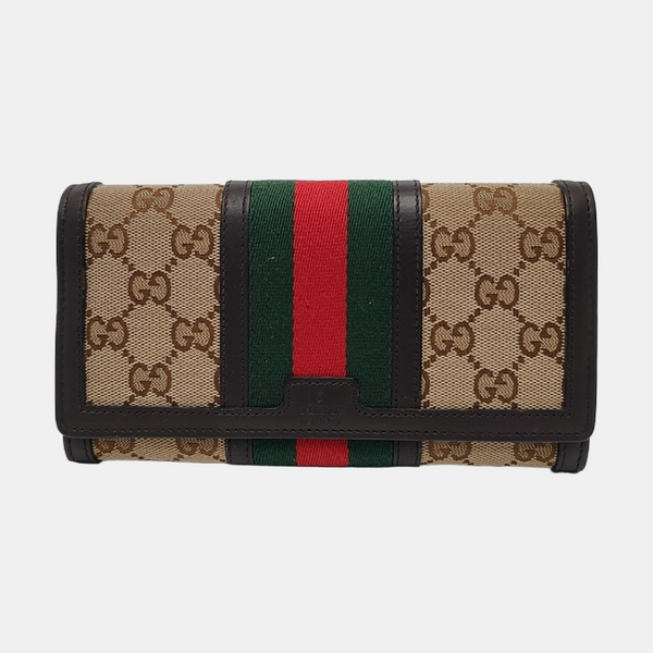 Monogram Canvas Wallet Beige