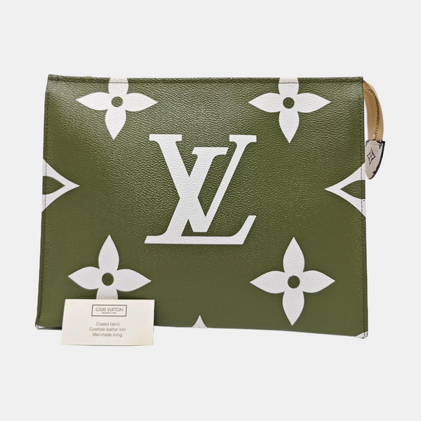 TOILET POCKET 26 Monogram Coated Canvas Multicolor