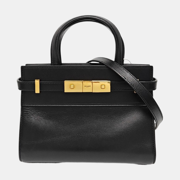 MANHATTAN Nano Calfskin Black