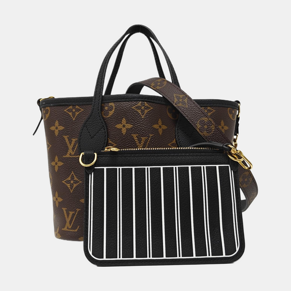 NEVERFULL BB Monogram Coated Canvas Brown