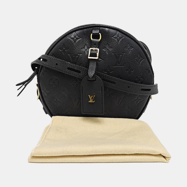 BOITE CHAPEAU MM Calfskin Black