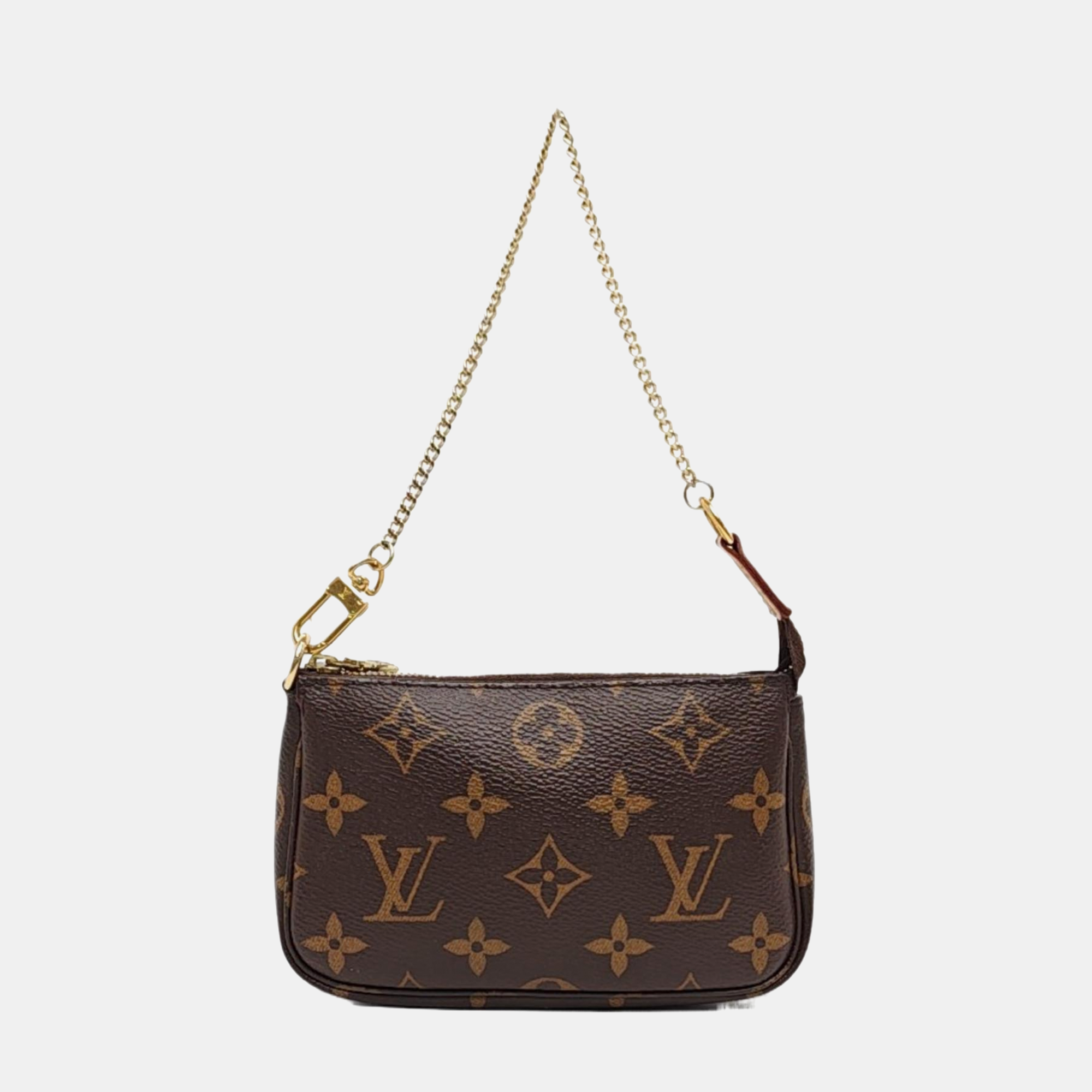 ACCESSOIRES Mini Monogram Coated Canvas Brown