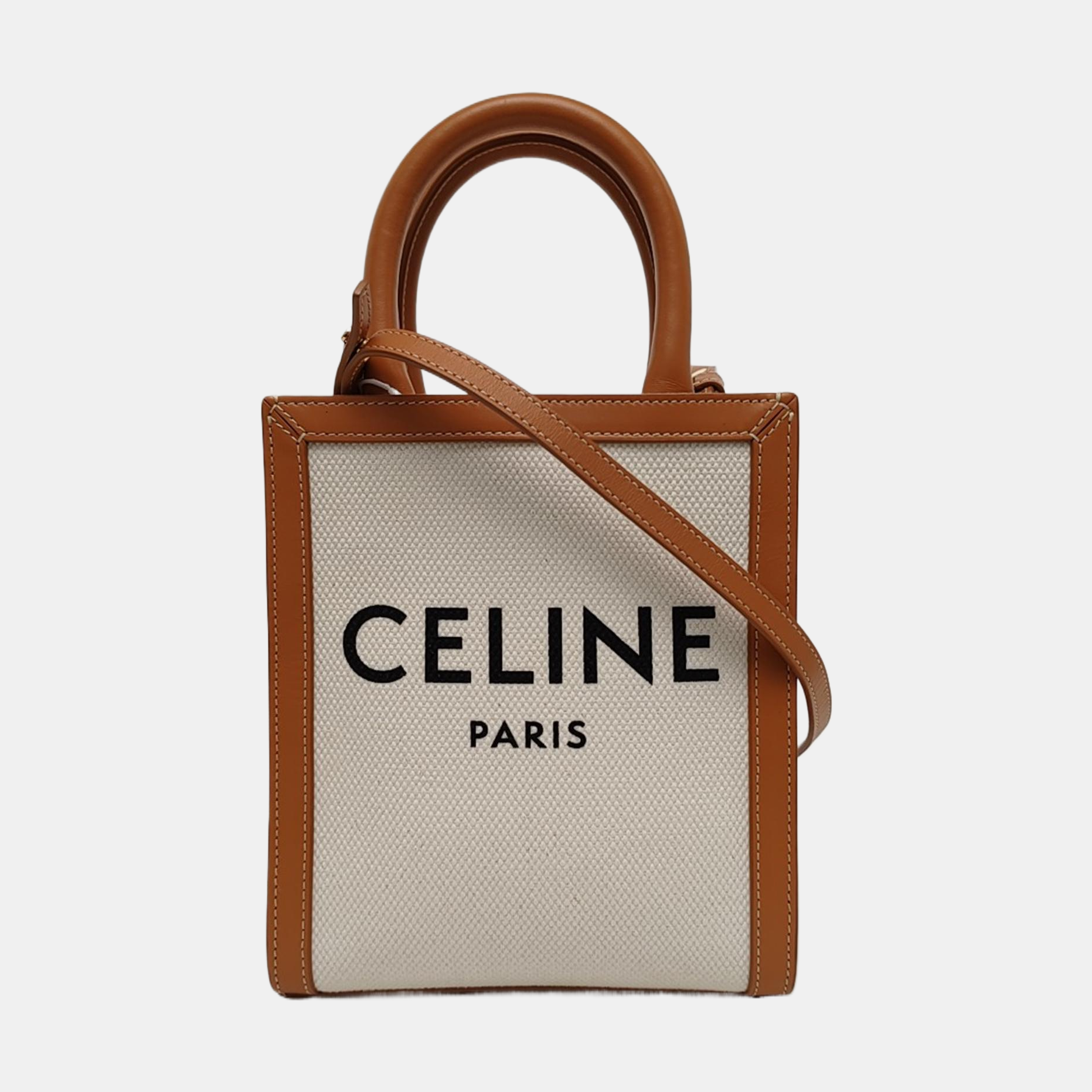 CABAS CELINE Mini Canvas White