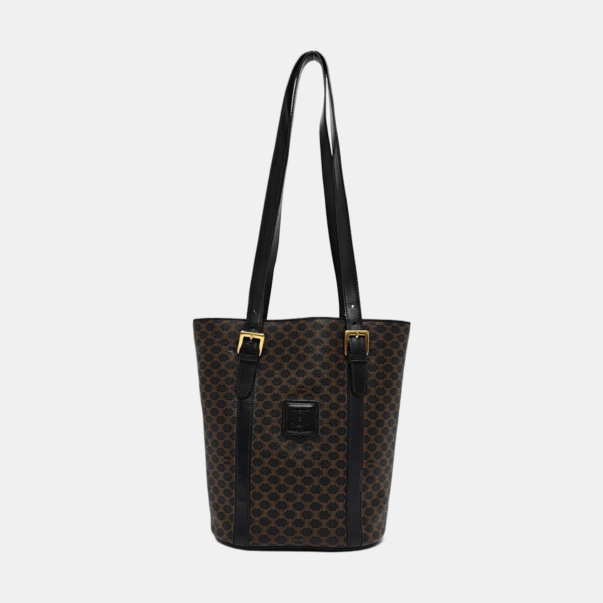 MACADAM TOTE Coated Canvas Brown
