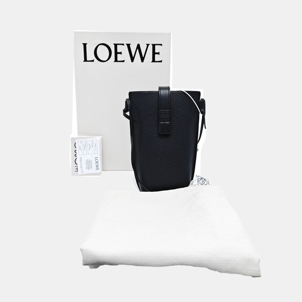 Calfskin Shoulder Bag Black