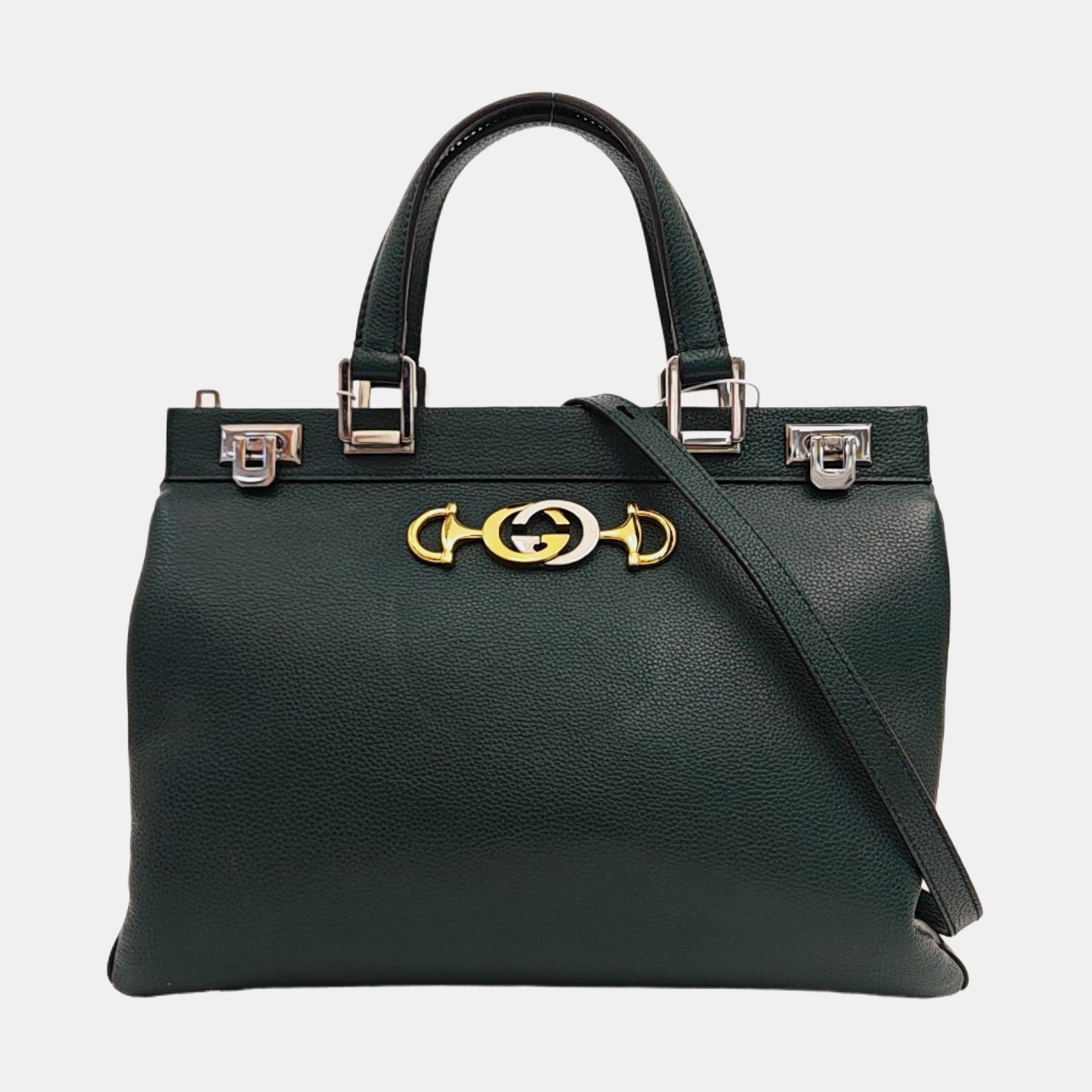 Zumi Medium Calfskin Green
