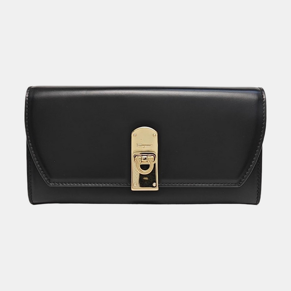 Boxyz Calfskin Black Wallet