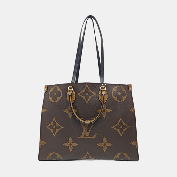 ONTHEGO GM Monogram Coated Canvas Brown