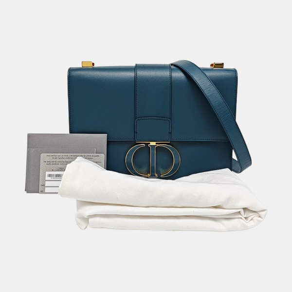 30 Montaigne Calfskin Blue