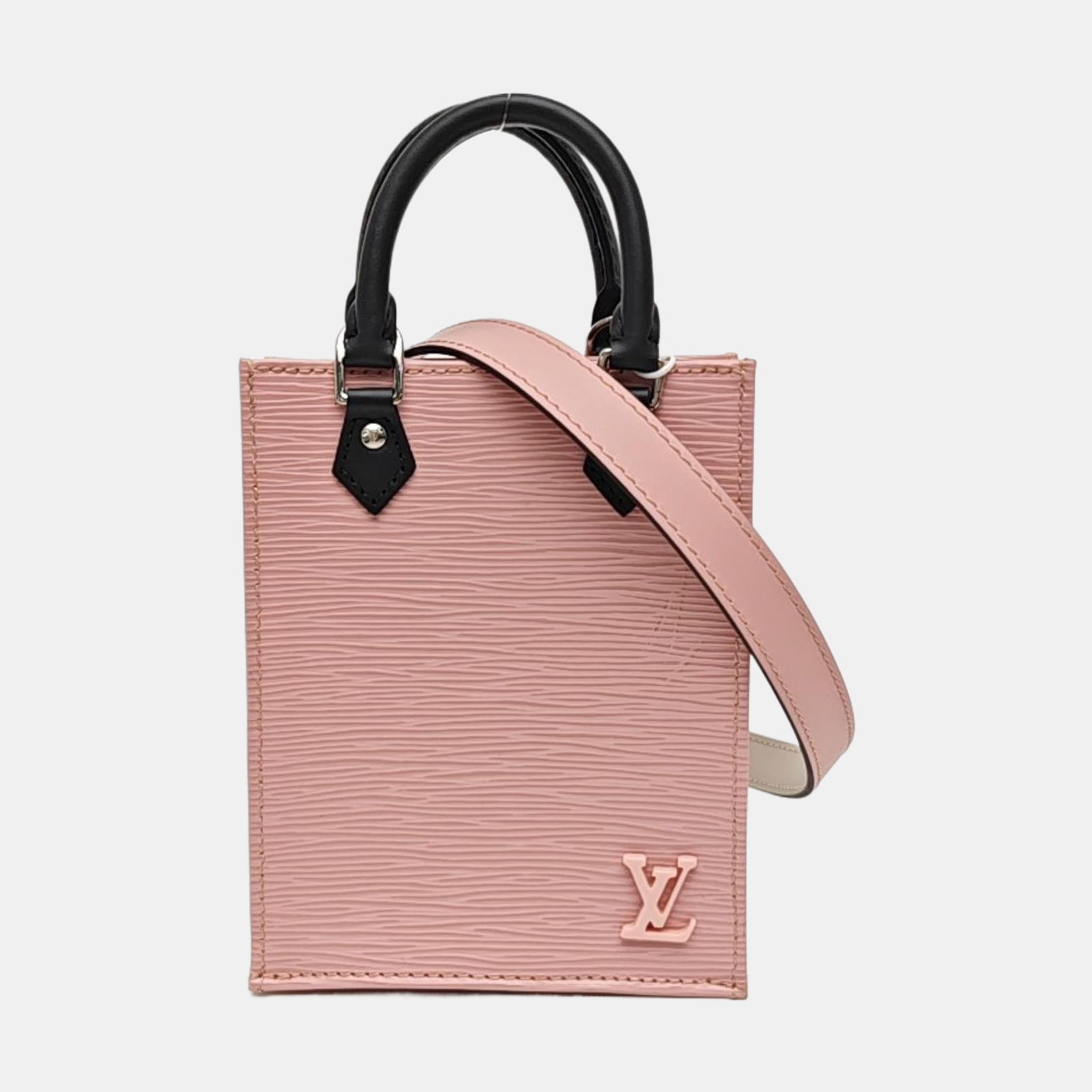 SAC PLAT Mini Epi Pink