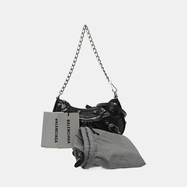 Le Cagole Mini Calfskin Black