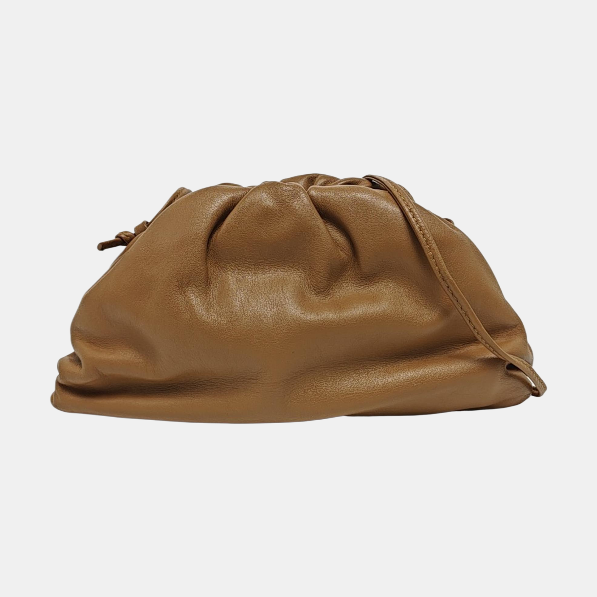 Authenticated pre-owned  The Pouch Calfskin Brown - Shoulder Bag at Looply
