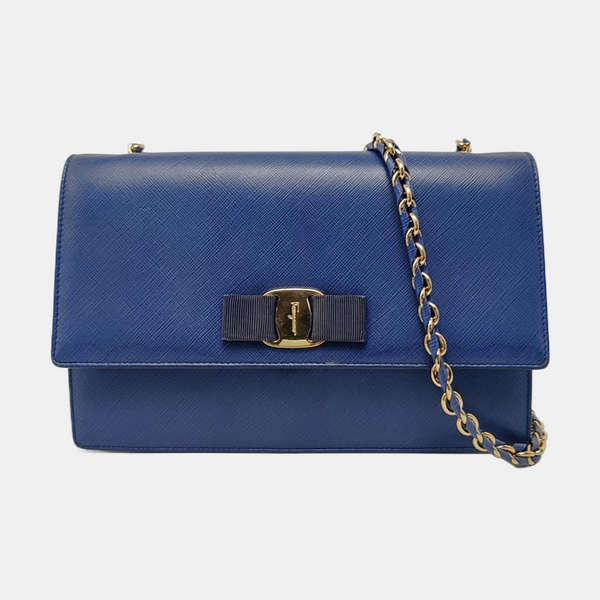 Ginny Calfskin Blue