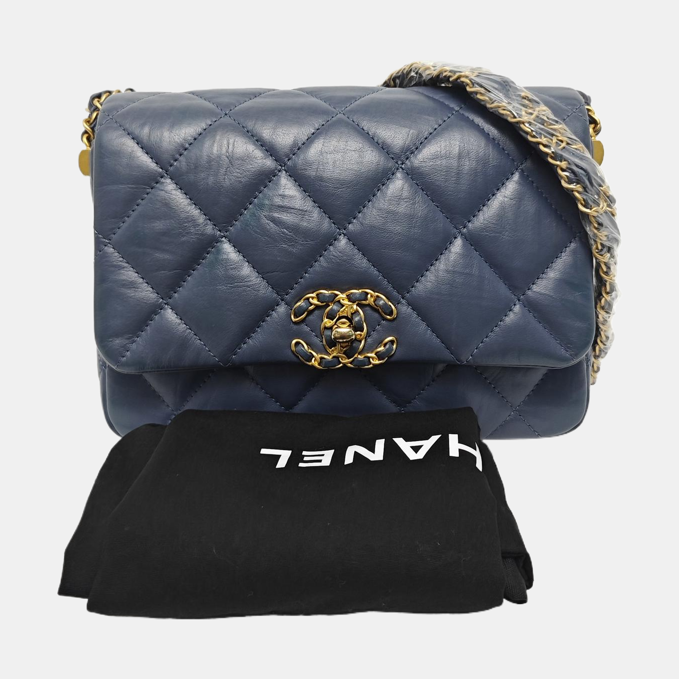 Quilted Calfskin Blue