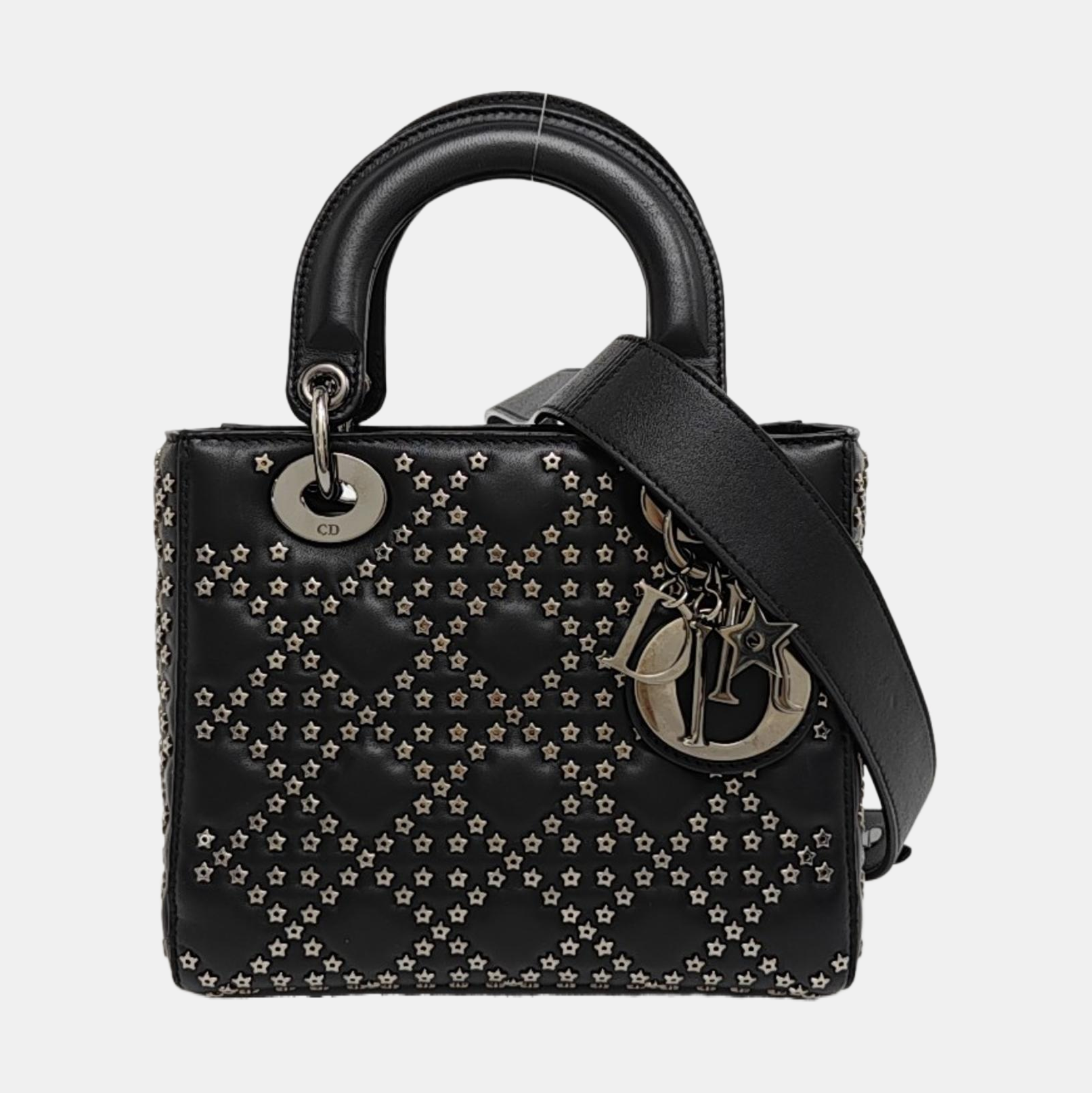 Lady Dior Small Cannage Lambskin Black