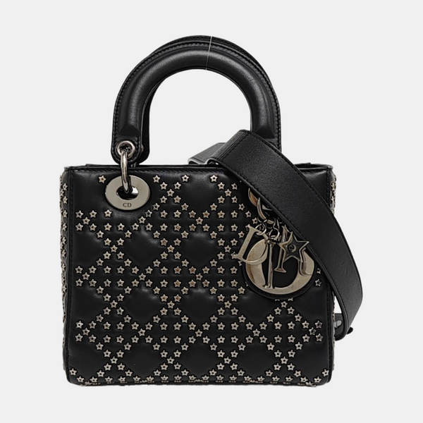 Lady Dior Small Cannage Lambskin Black