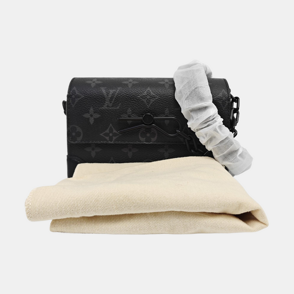 STEAMER Mini Monogram Coated Canvas Black