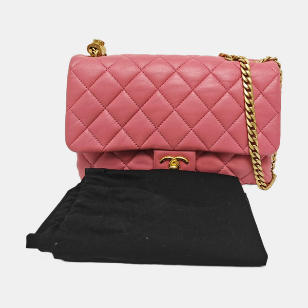 Quilted Lambskin Pink