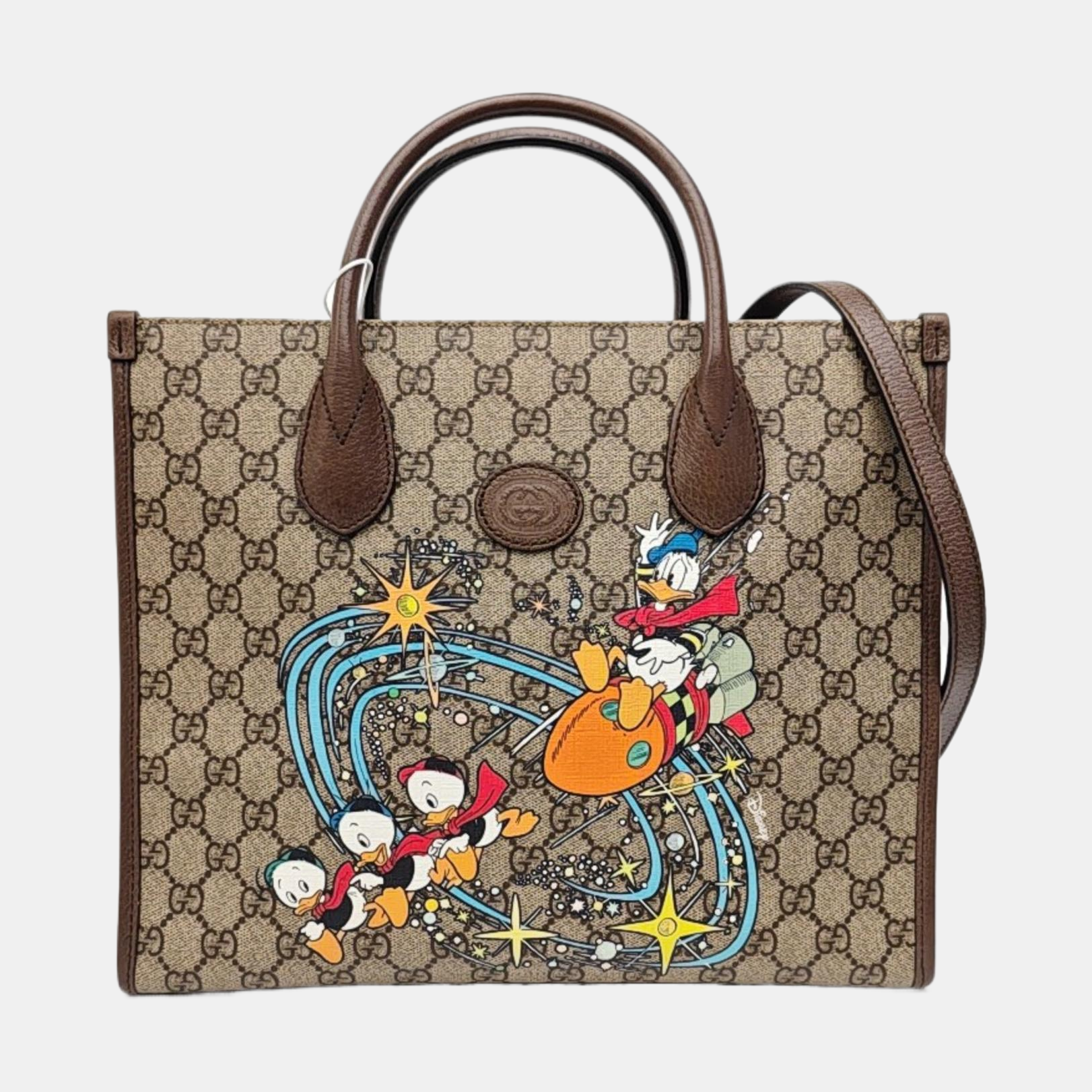 Disney X Gucci Monogram Coated Canvas Beige