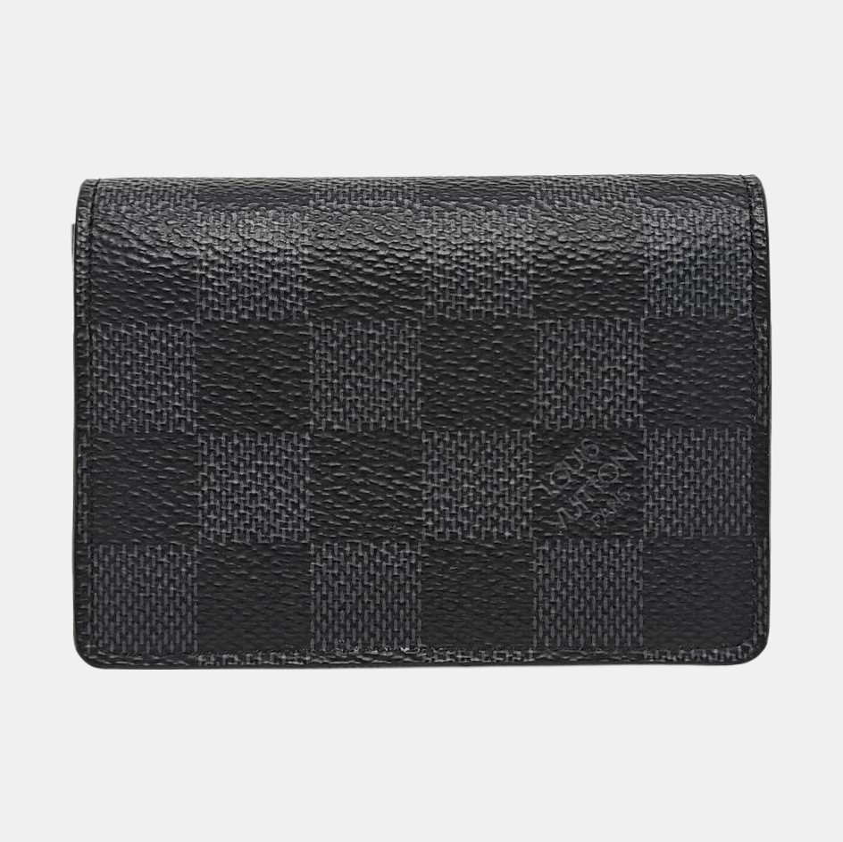 ENVELOPPE Damier Graphite Coated Canvas Gray Card Holder