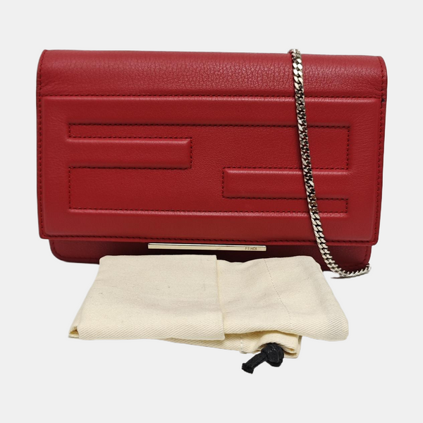 Tube Quilted Calfskin Red