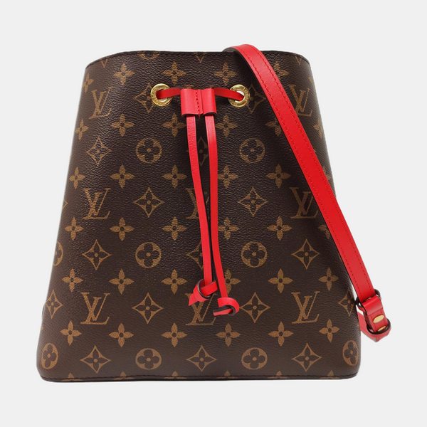 NÉONOÉ MM Monogram Coated Canvas Brown