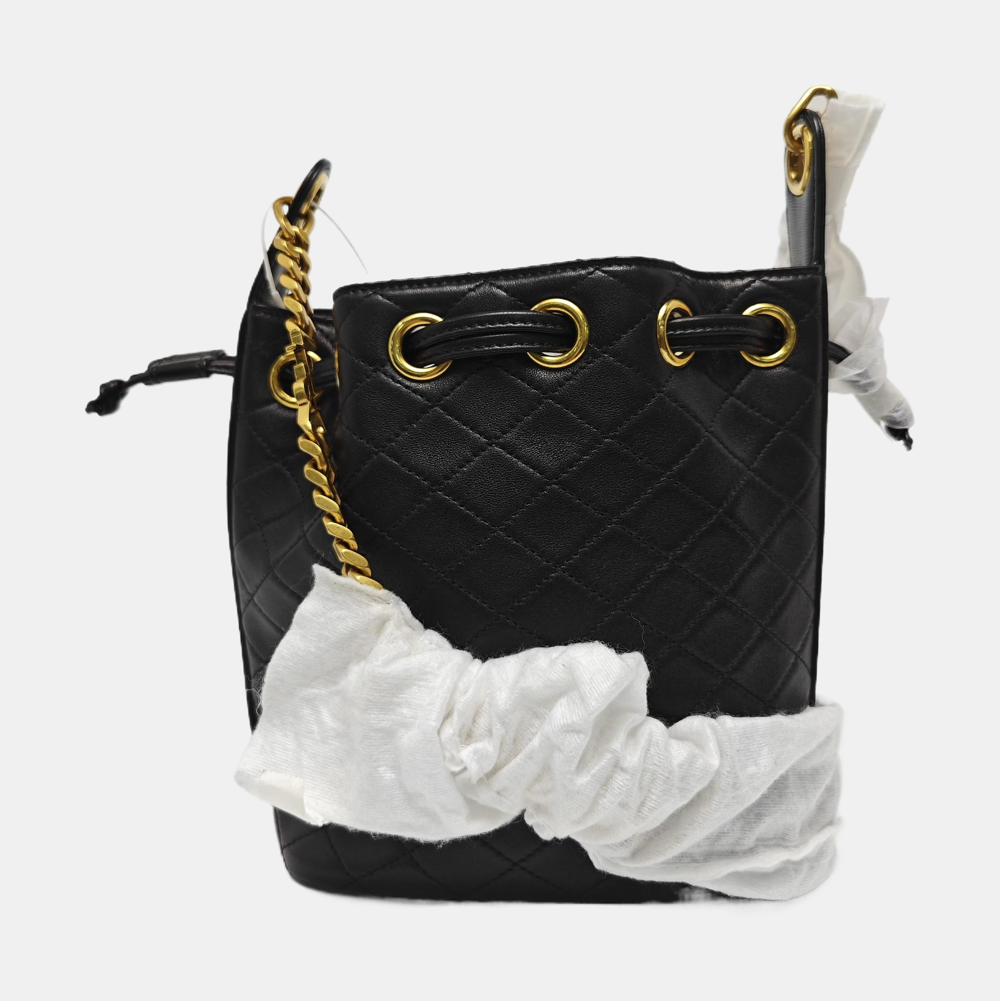 CASSANDRE Quilted Lambskin Black