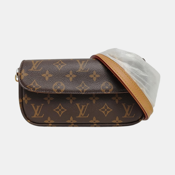 IVY Monogram Coated Canvas Brown