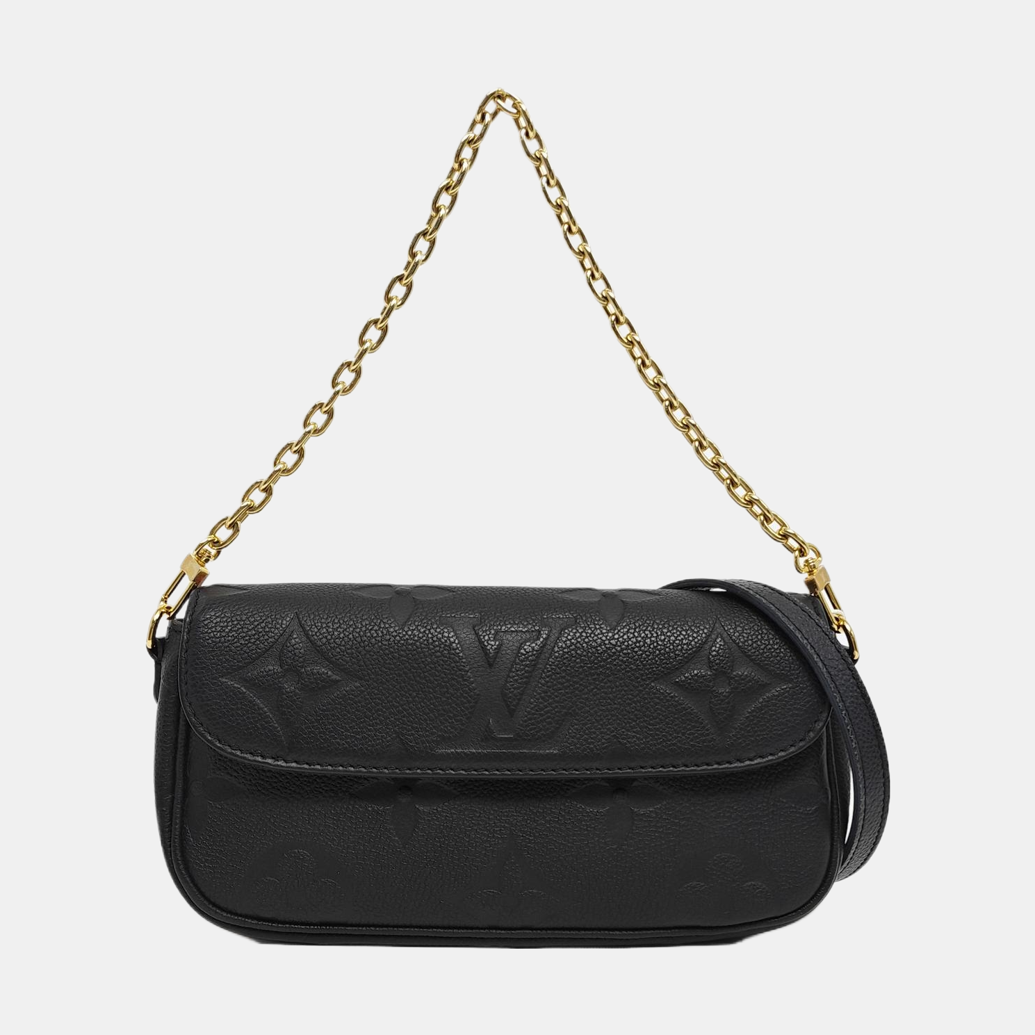 IVY Monogram Calfskin Black