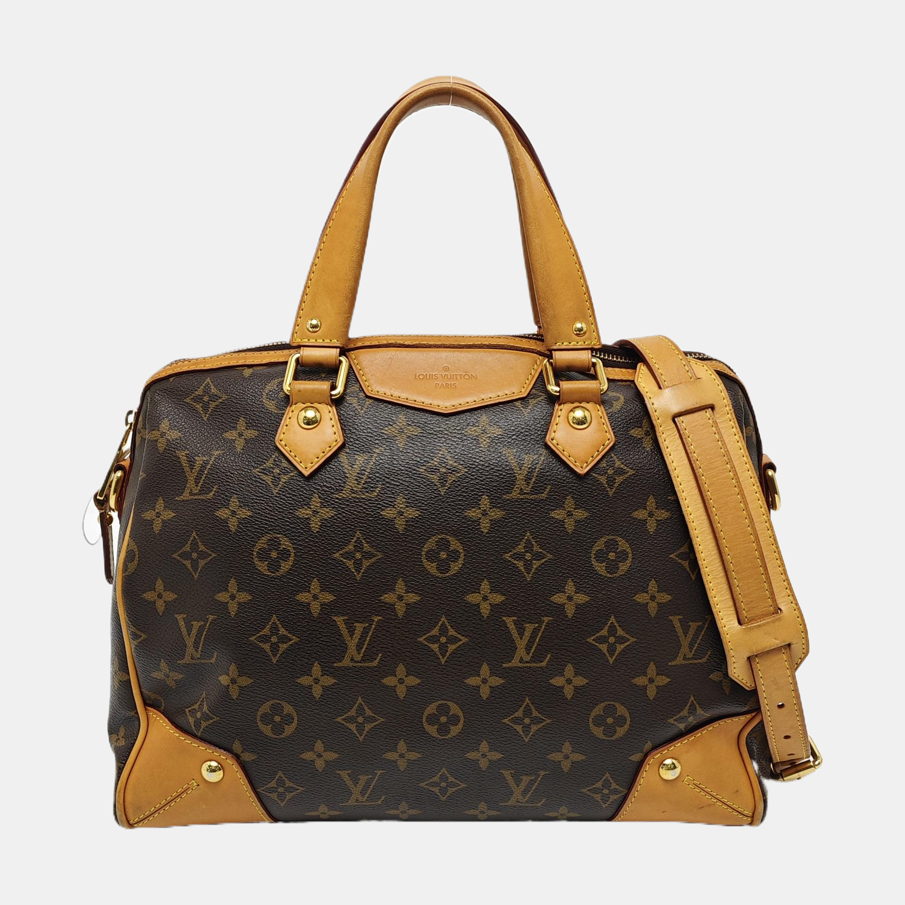 RETIRO NM Monogram Coated Canvas Brown