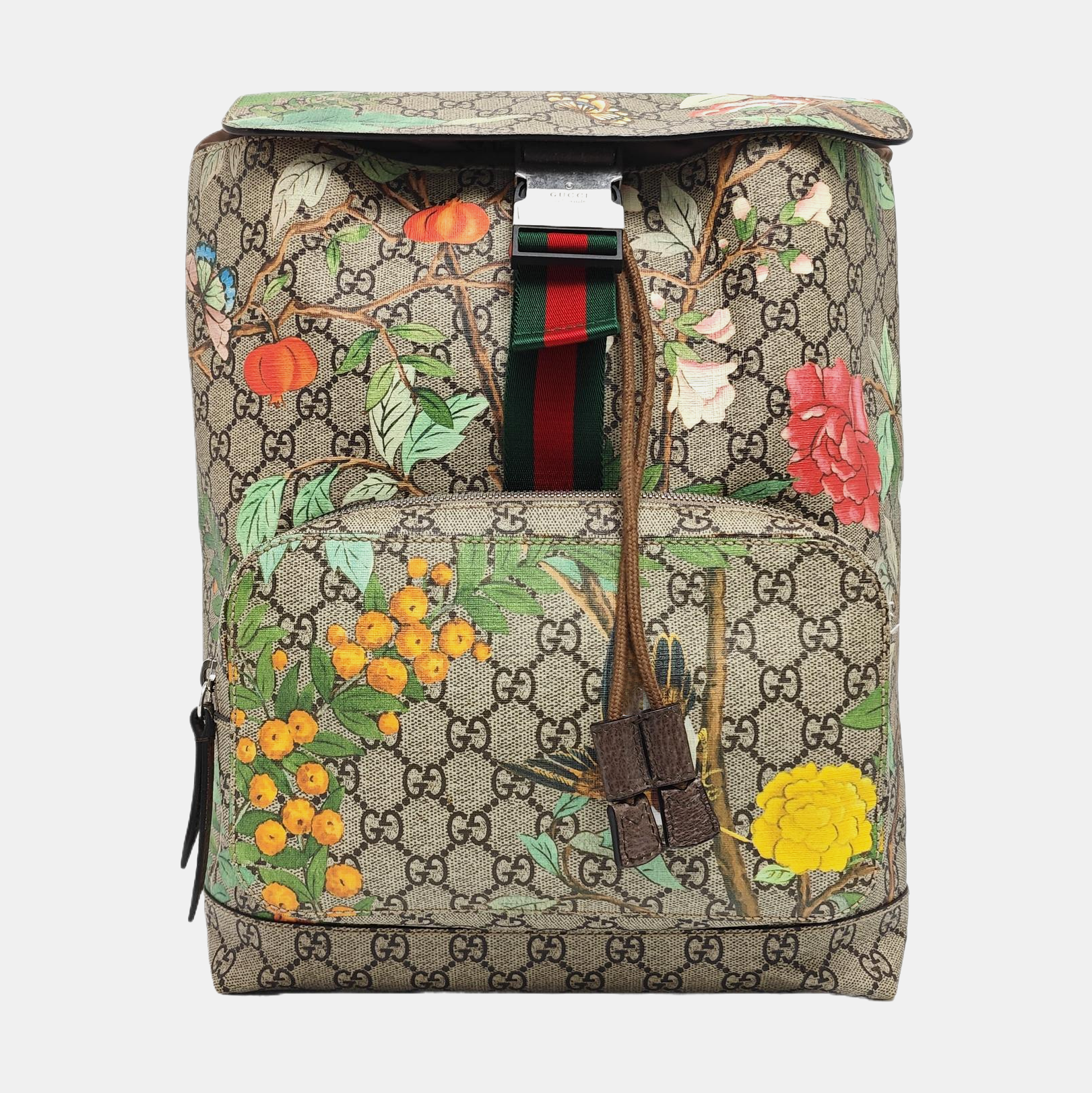 Tian Monogram Coated Canvas Brown