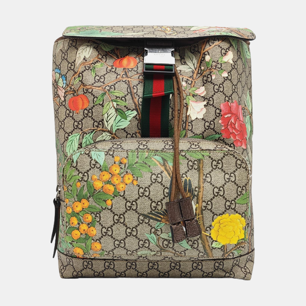 Tian Monogram Coated Canvas Brown