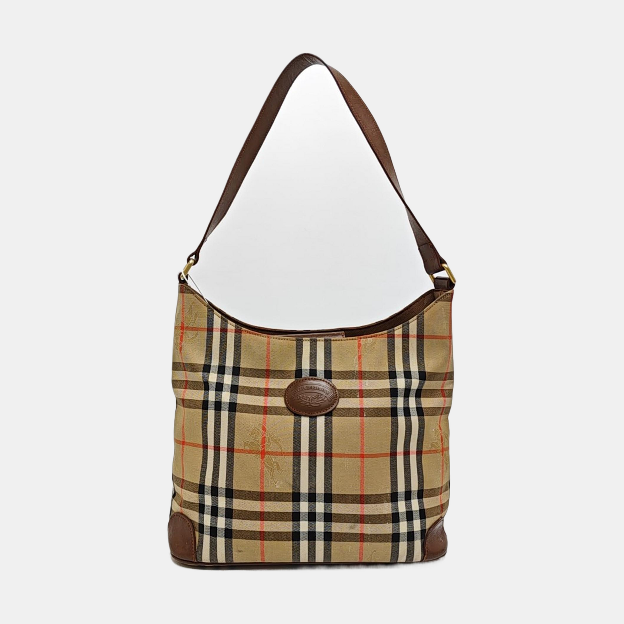 Canvas Shoulder Bag Beige