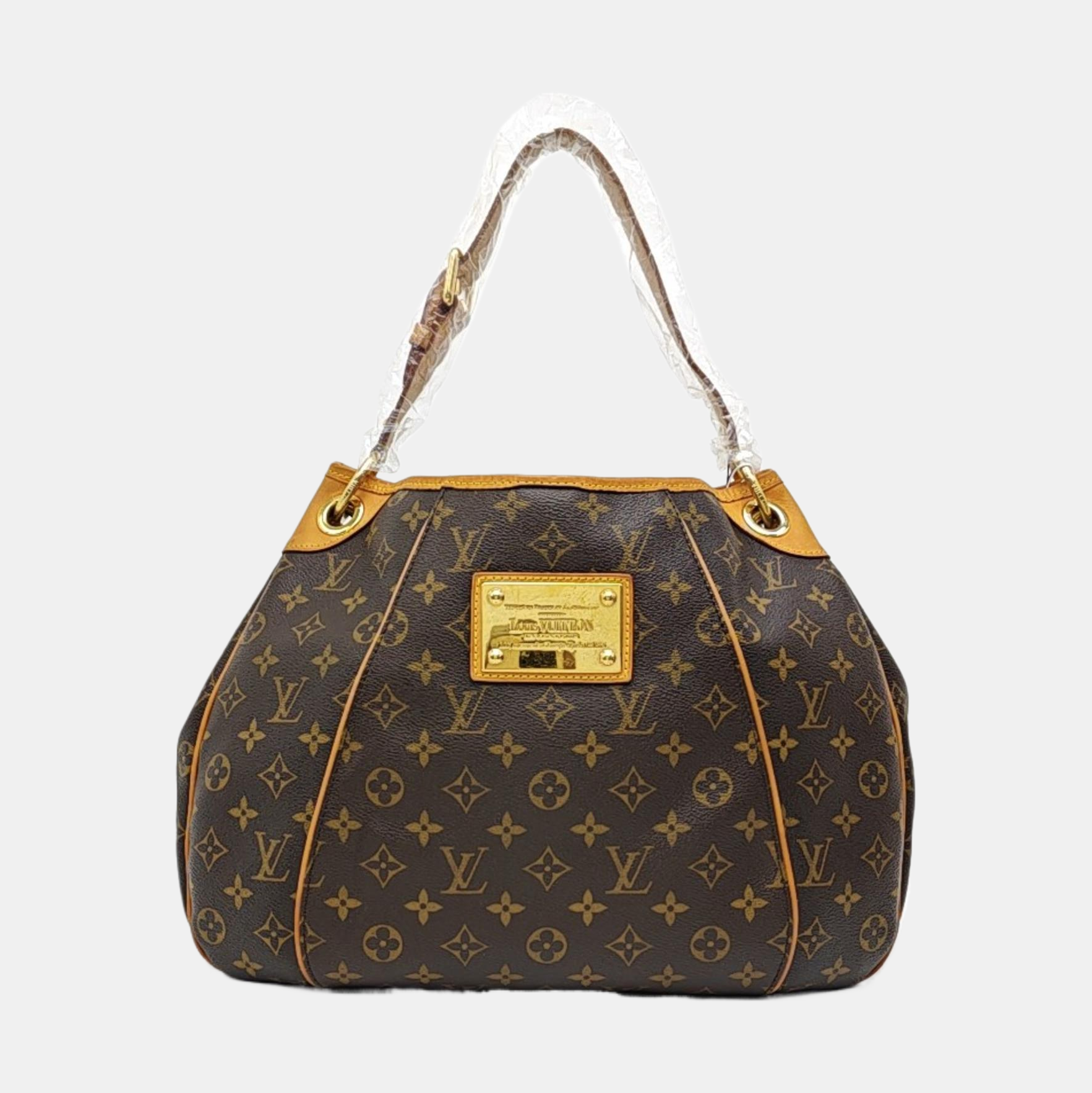 GALLIERA Monogram Coated Canvas Brown