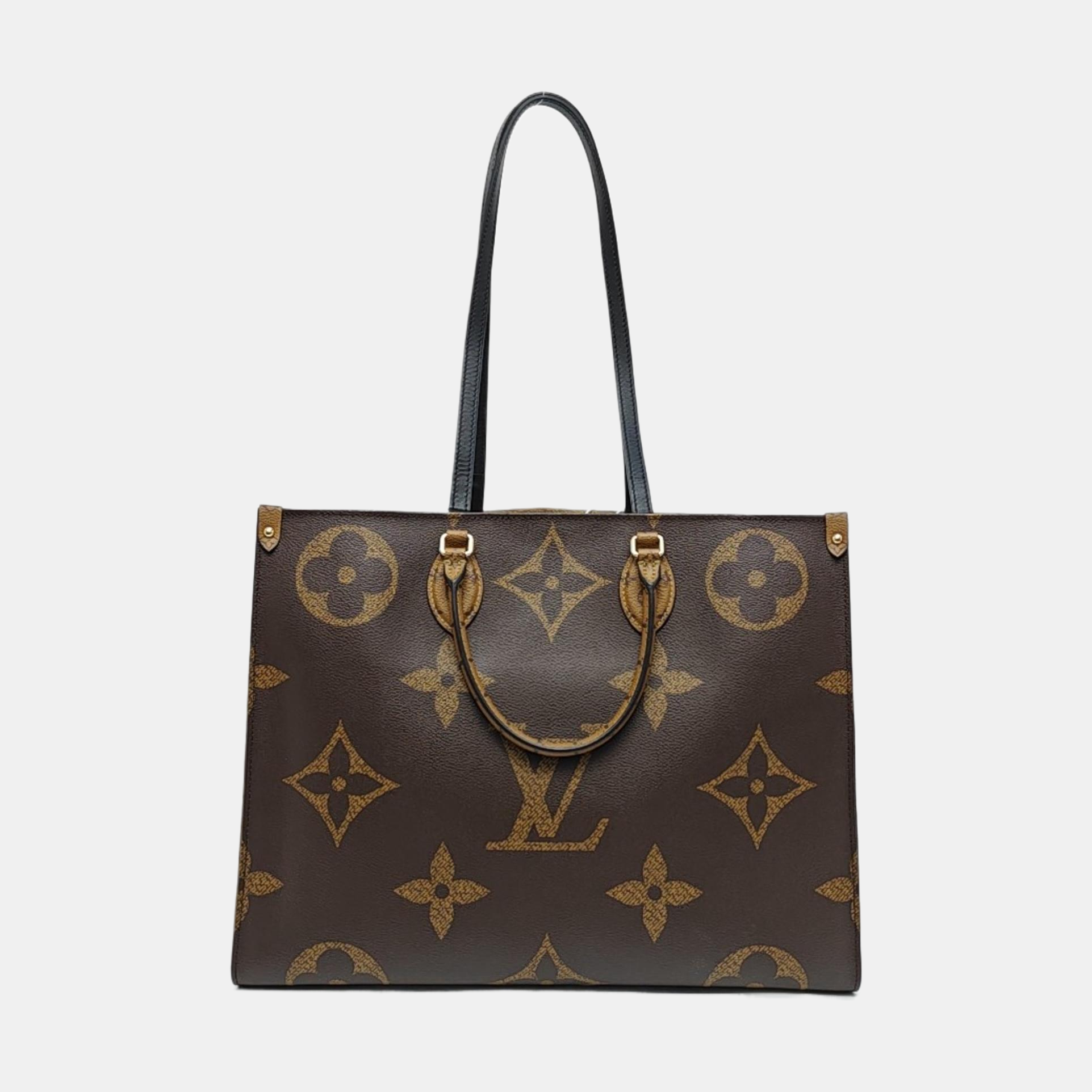 ONTHEGO GM Monogram Coated Canvas Brown