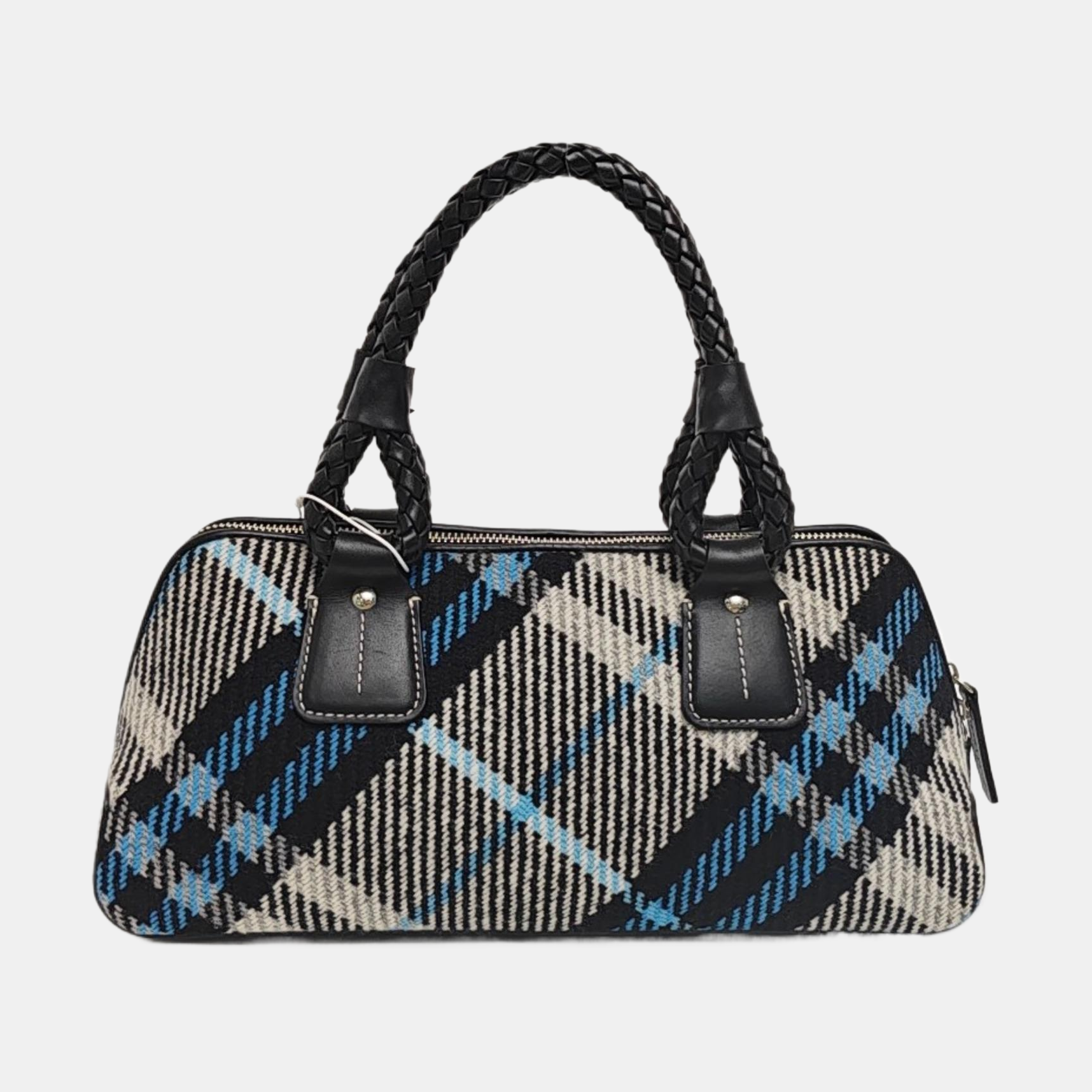 Fabric Top Handle Bag Multicolor