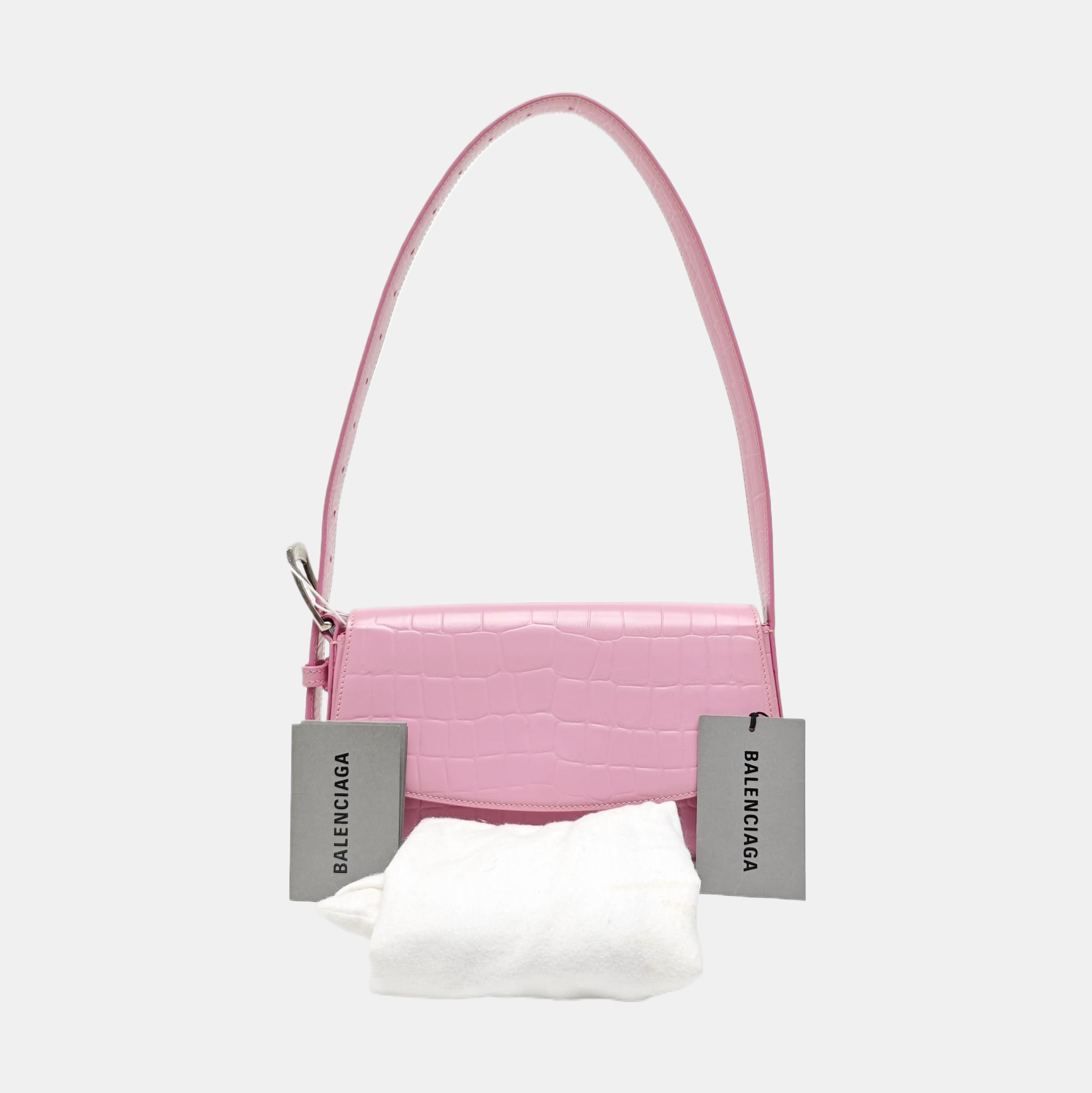 Calfskin Shoulder Bag Pink