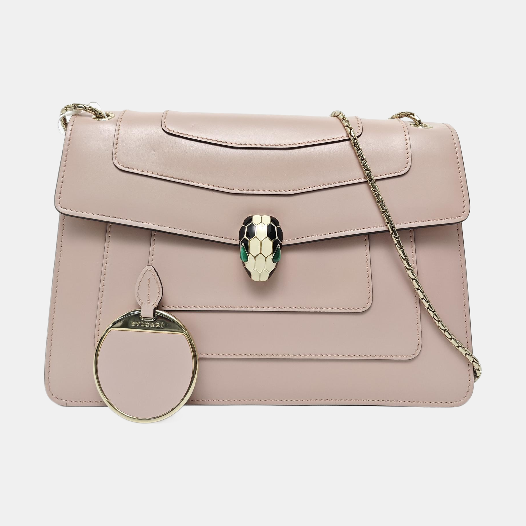SERPENTI FOREVER Medium Calfskin Pink
