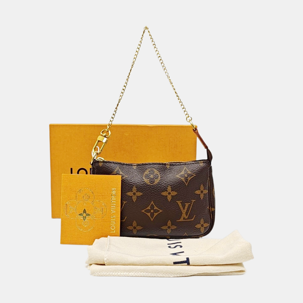 ACCESSOIRES Mini Monogram Coated Canvas Brown