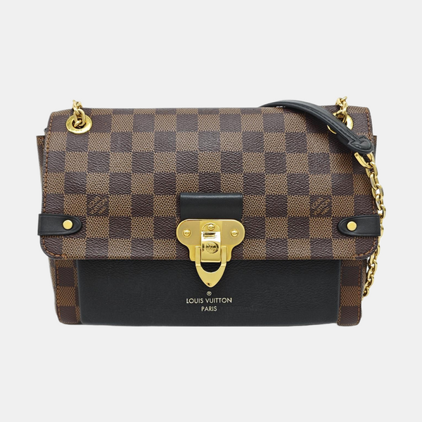 VAVIN PM Damier Ebene Coated Canvas Brown
