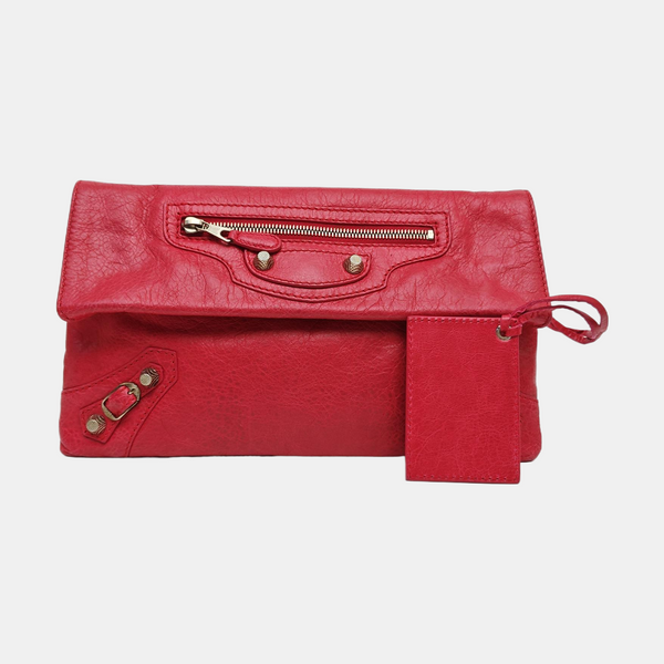 Classic City Small Lambskin Red