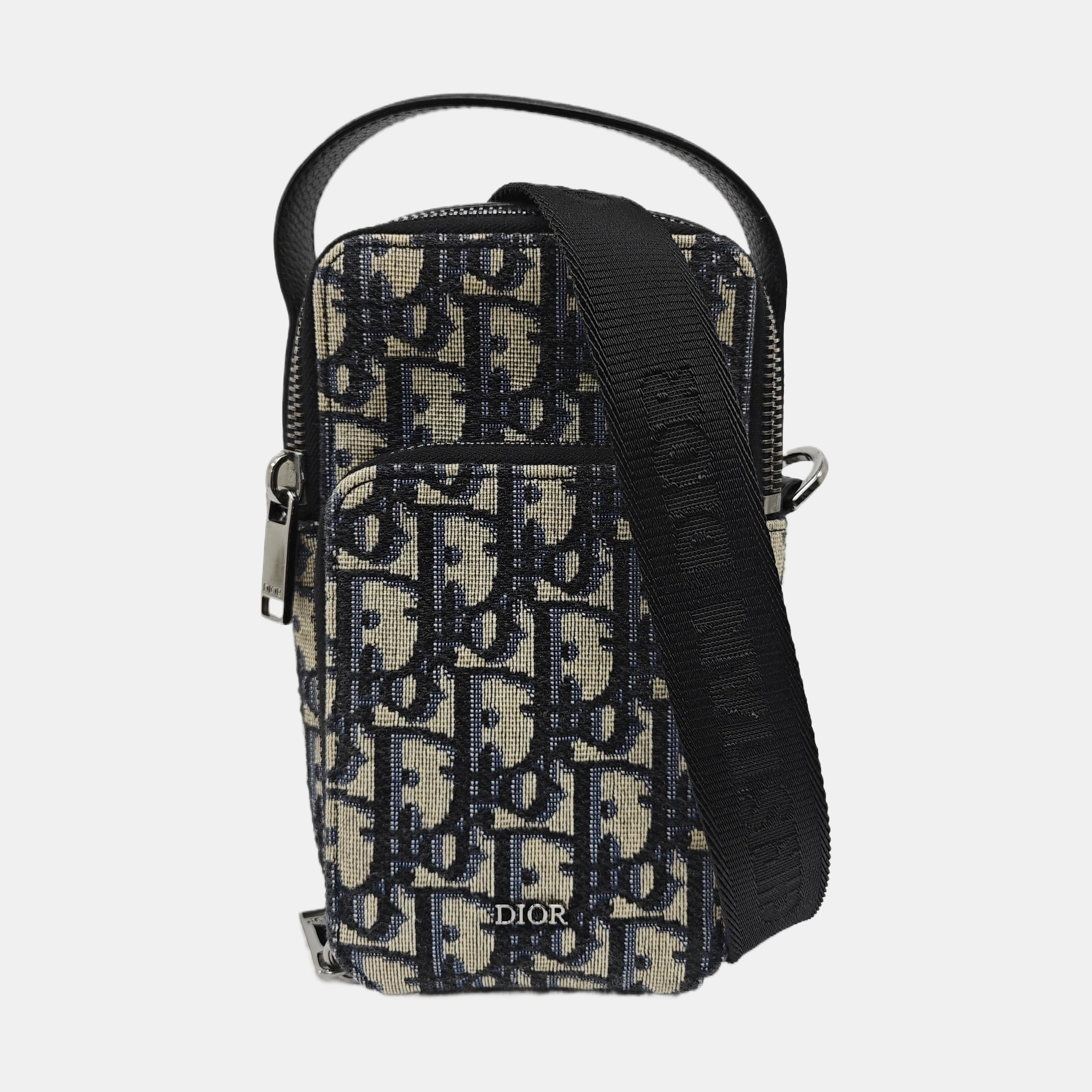 Fabric Shoulder Bag Super Mini Black