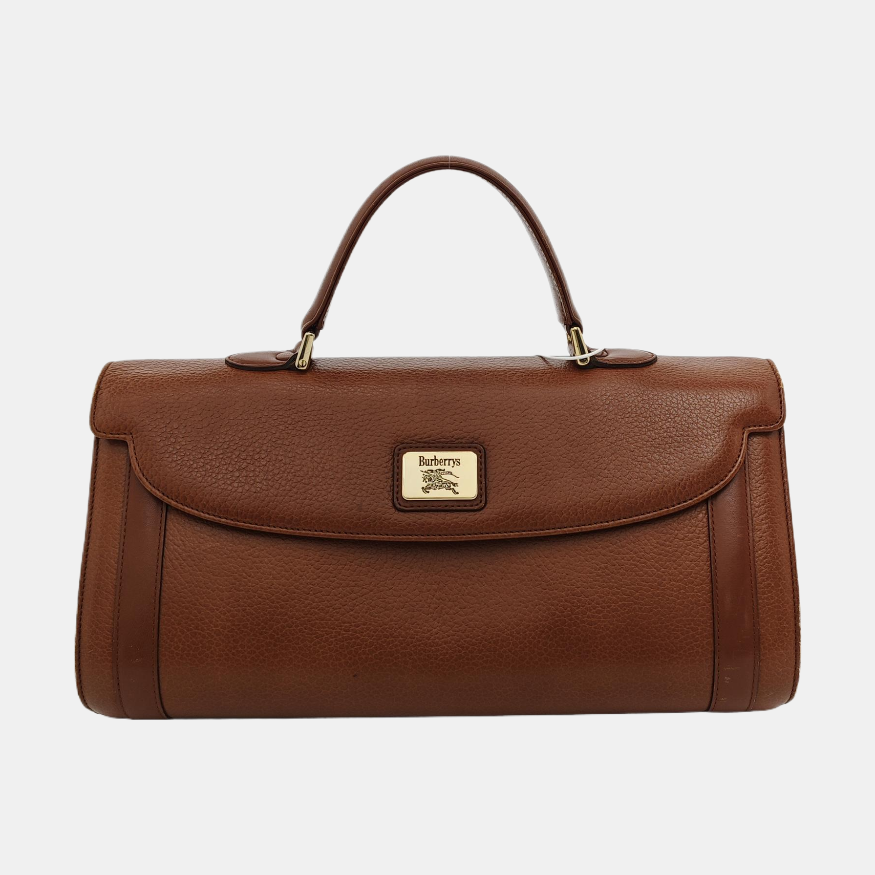 Calfskin Shoulder Bag Brown