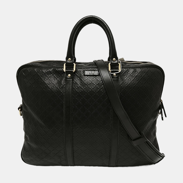 Diamante Quilted Calfskin Black