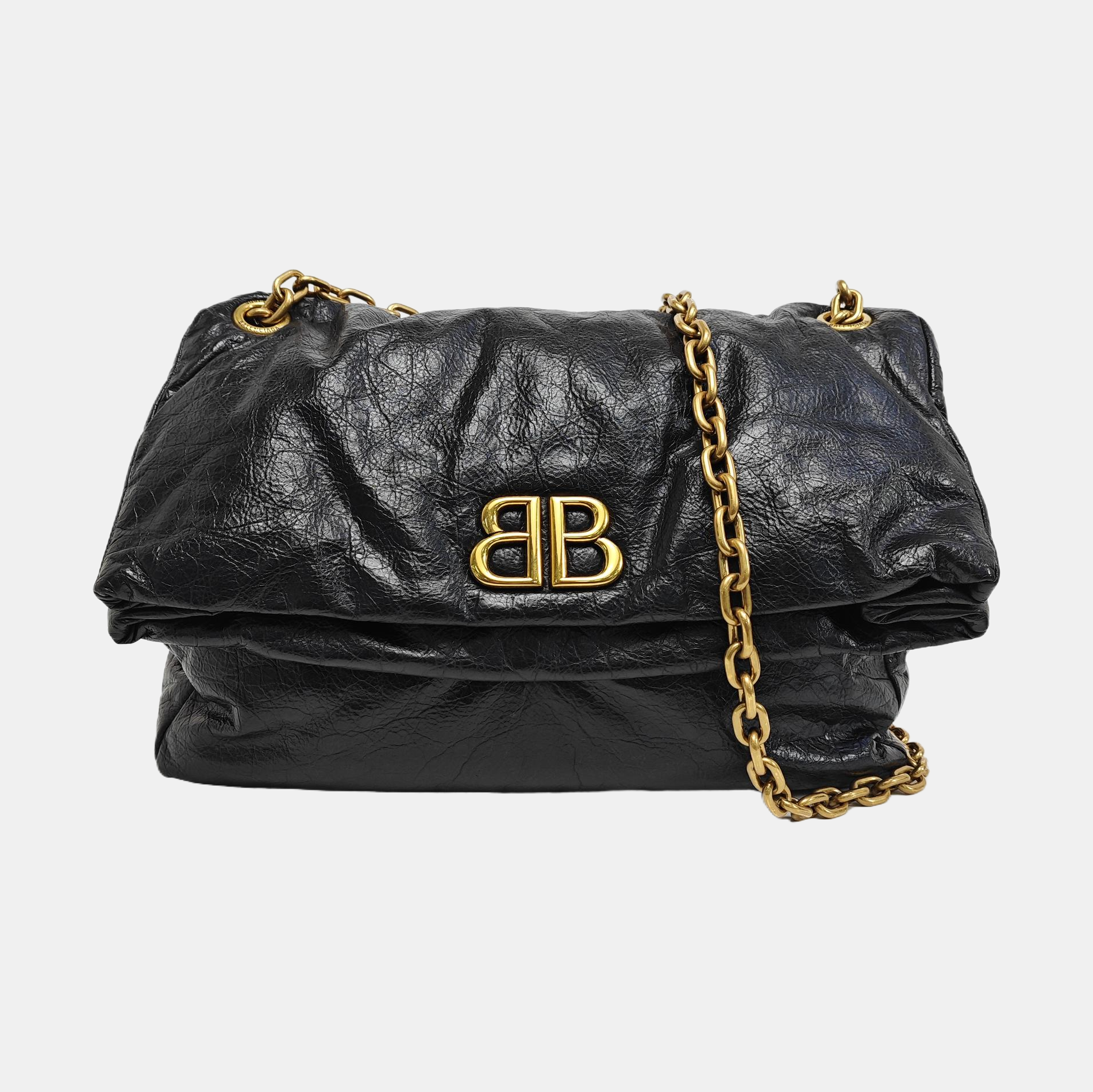 Monaco Medium Calfskin Black