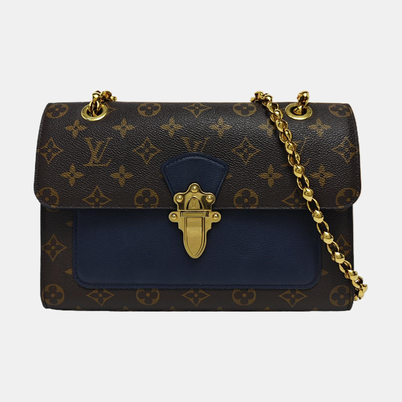 VICTOIRE Monogram Coated Canvas Brown