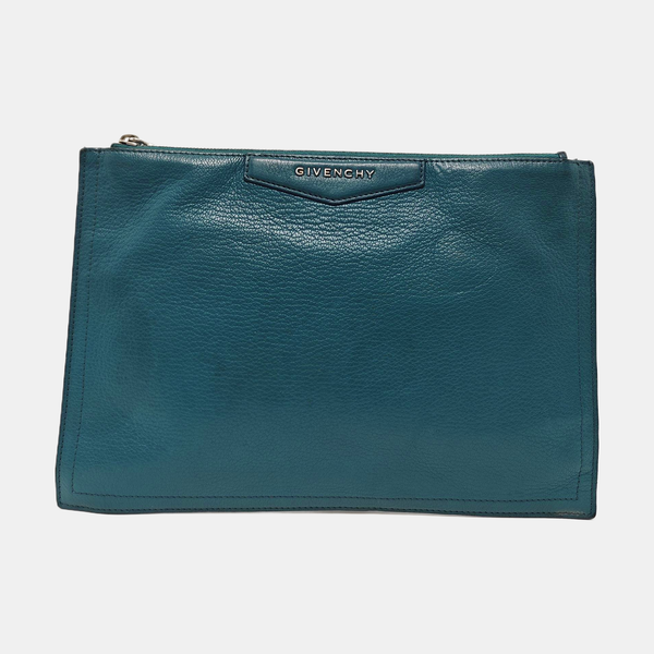Calfskin Clutch Blue
